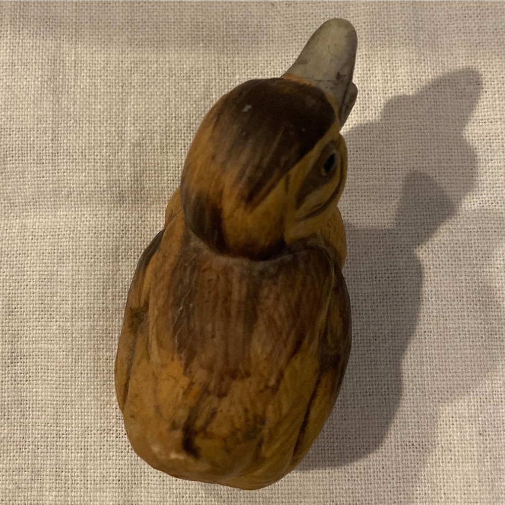 Cute‎ Brown Duckling Ceramic Figurine Small Farmhouse Decor - Picture 5 of 6